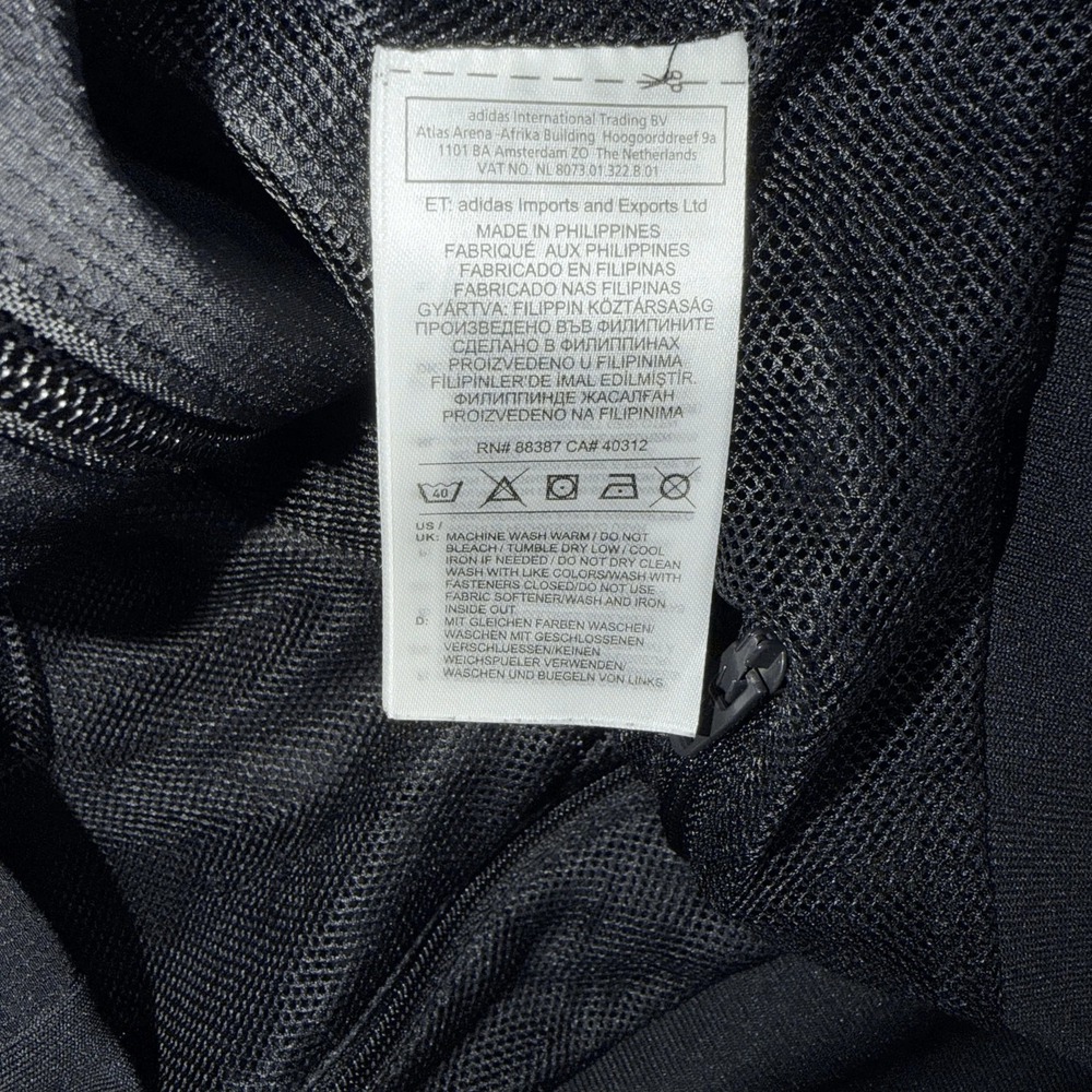 Adidas Mens G Baseball Climalite Full Zip Track‎ Jacket Size L Black - Picture 6 of 7